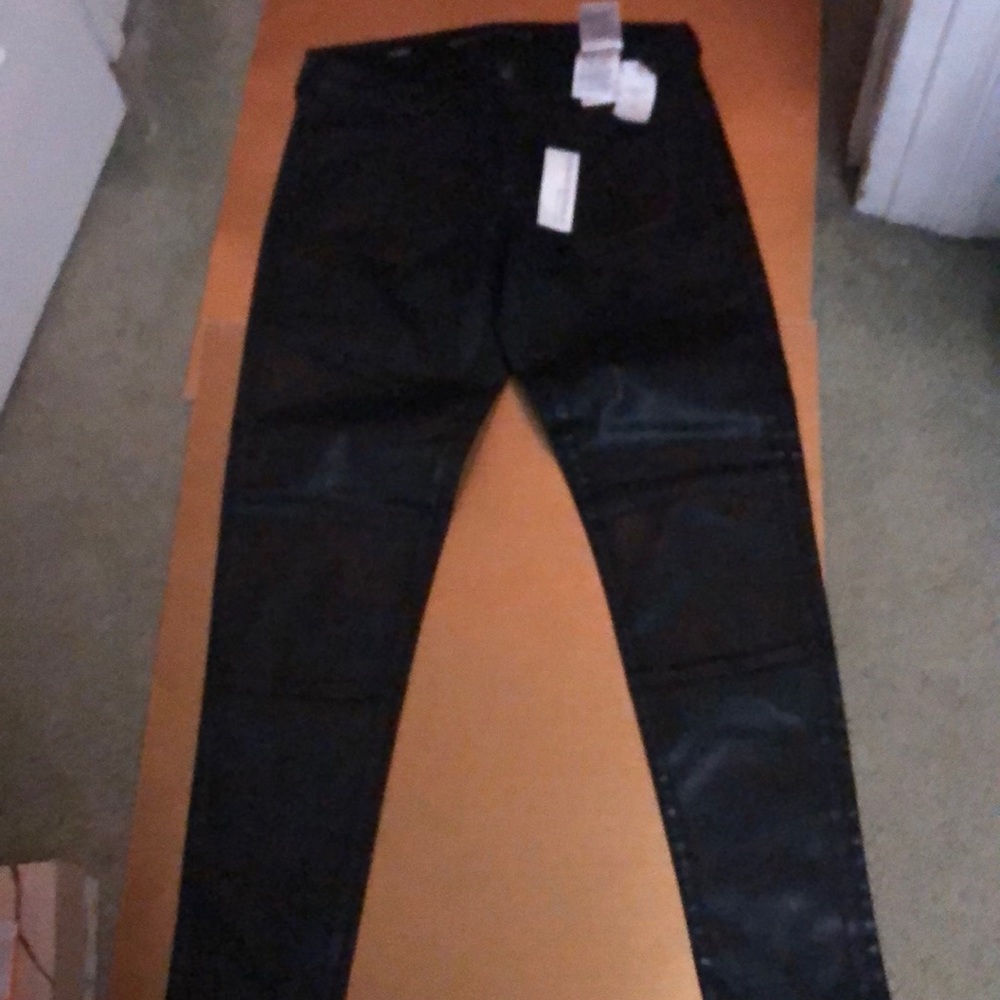 Banana Republic coated denim Jeggings